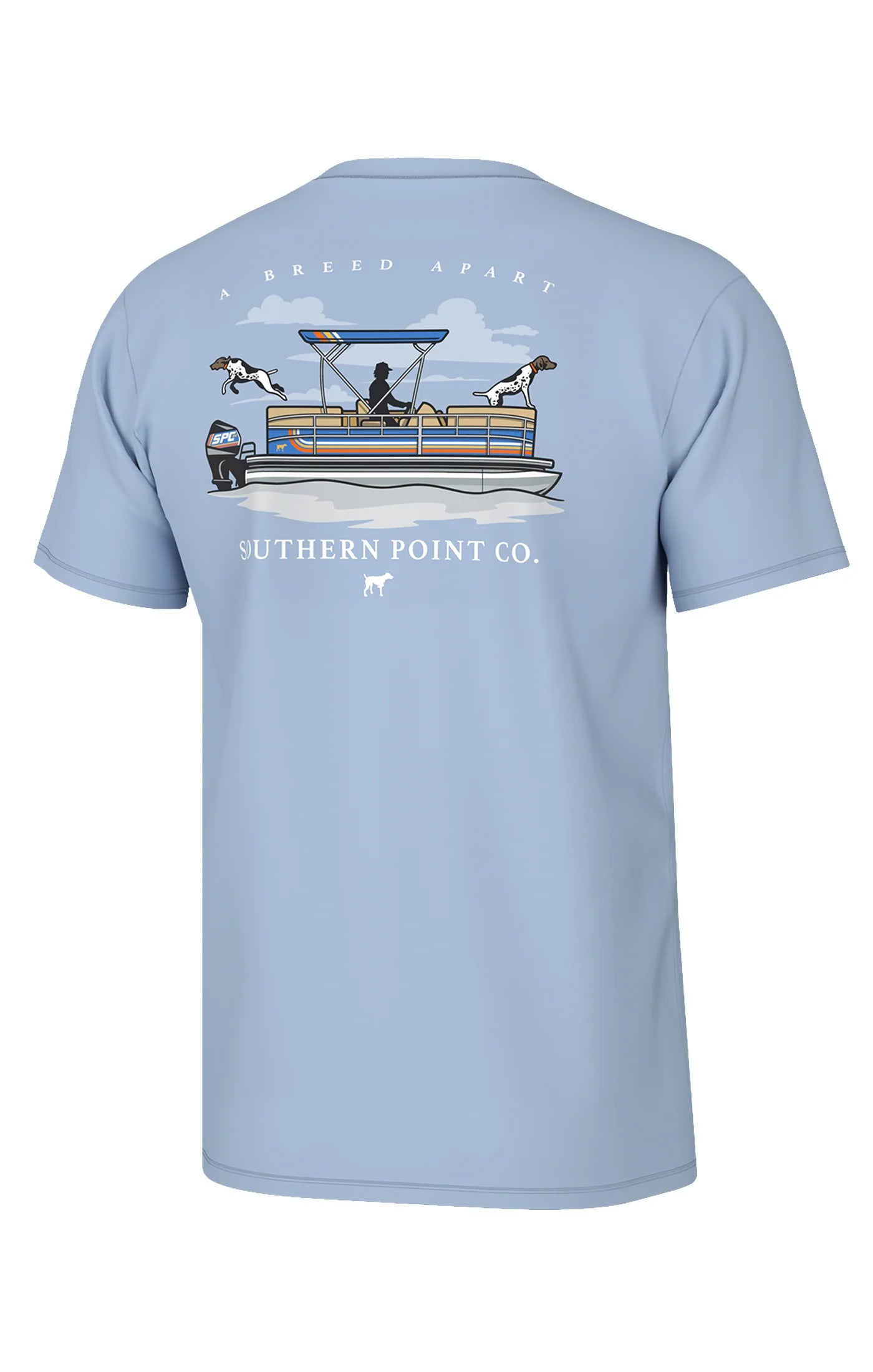 Youth Southern Point Pontoon SS Tee in Blue Sky