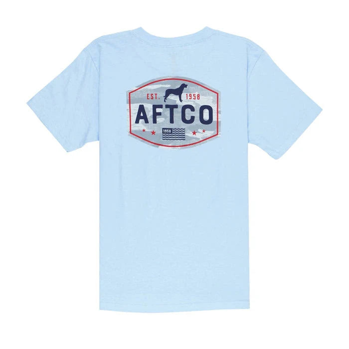 Aftco | Youth Best Friend T-Shirt in Light Blue