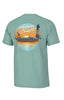 Southern Point Skiff Skipper SS Tee in Emerald Coast