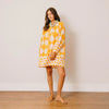 Sunshine Tienda | Gold Palm Geo with Gold Dot Lilly Dress