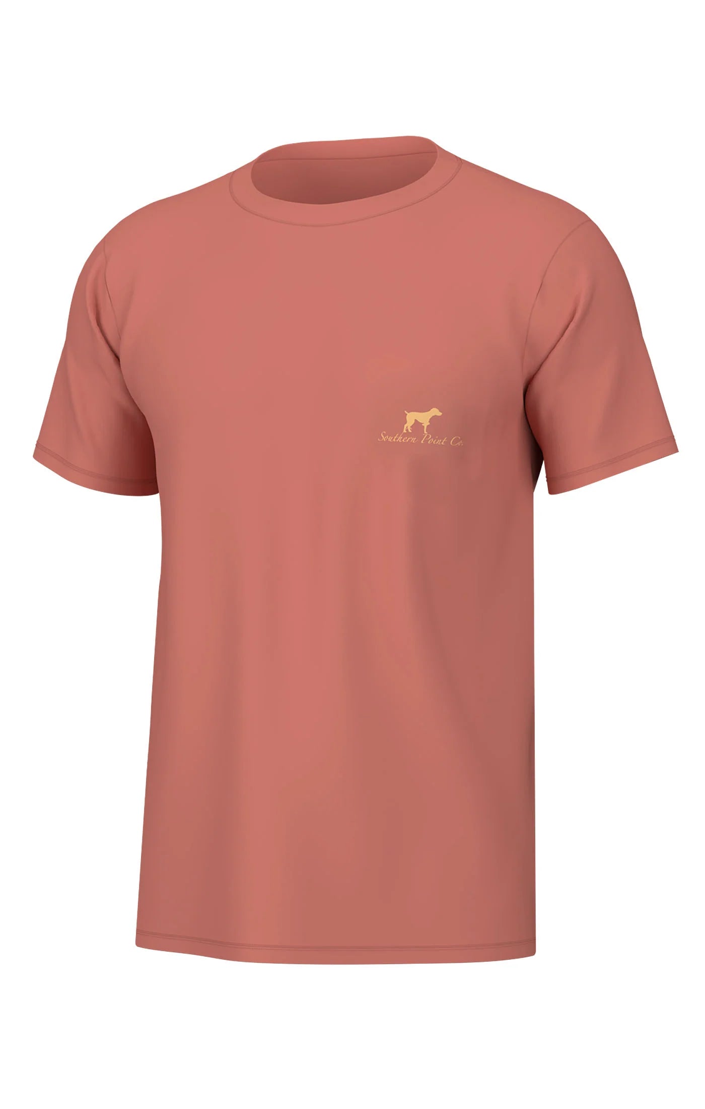 Southern Point Turkey Fan Mount SS Tee in Burnt Sienna