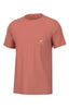 Youth Southern Point Turkey Fan Mount SS Tee in Burnt Sienna