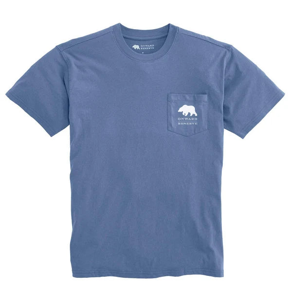 Onward Reserve | Waffle House Postcard Tee in Washed Blue