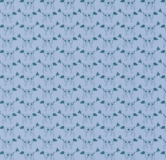 Southern Point Patterned Trunk in Greyton Light Blue