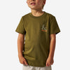 Burlebo | Youth Duck Wild T-Shirt in Hunter Green