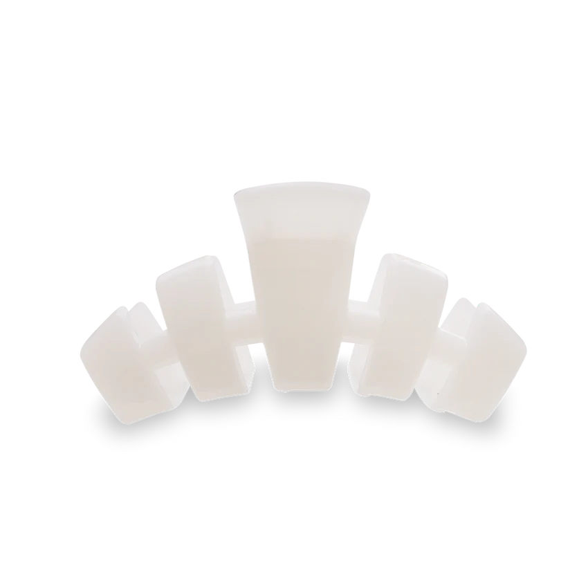 Classic Coconut White Medium Hair Clip