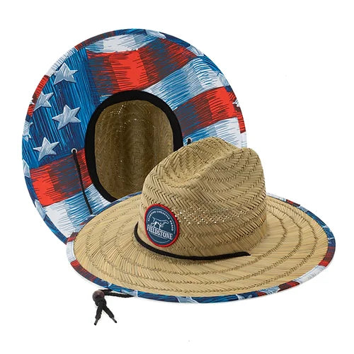 Fieldstone Youth USA Straw Hat