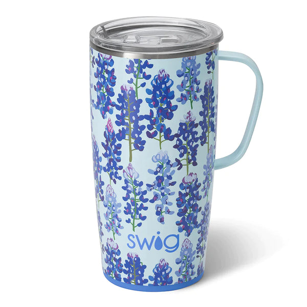 Swig Life 22oz Travel Mug | Insulated Stainless Steel Tumbler with Handle |  Confetti