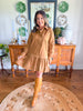Oakley Ruffle Shift Dress