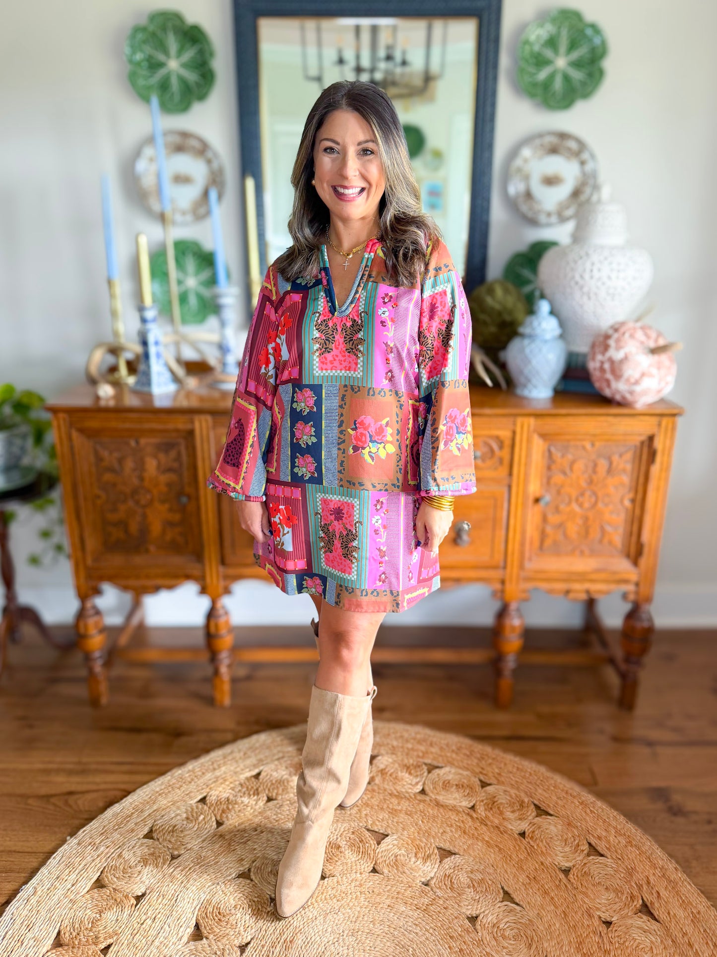 Crosby | Skyler Dress in Vintage Vingette