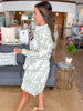 Mary Square | Sarah Dress in Lacecap White