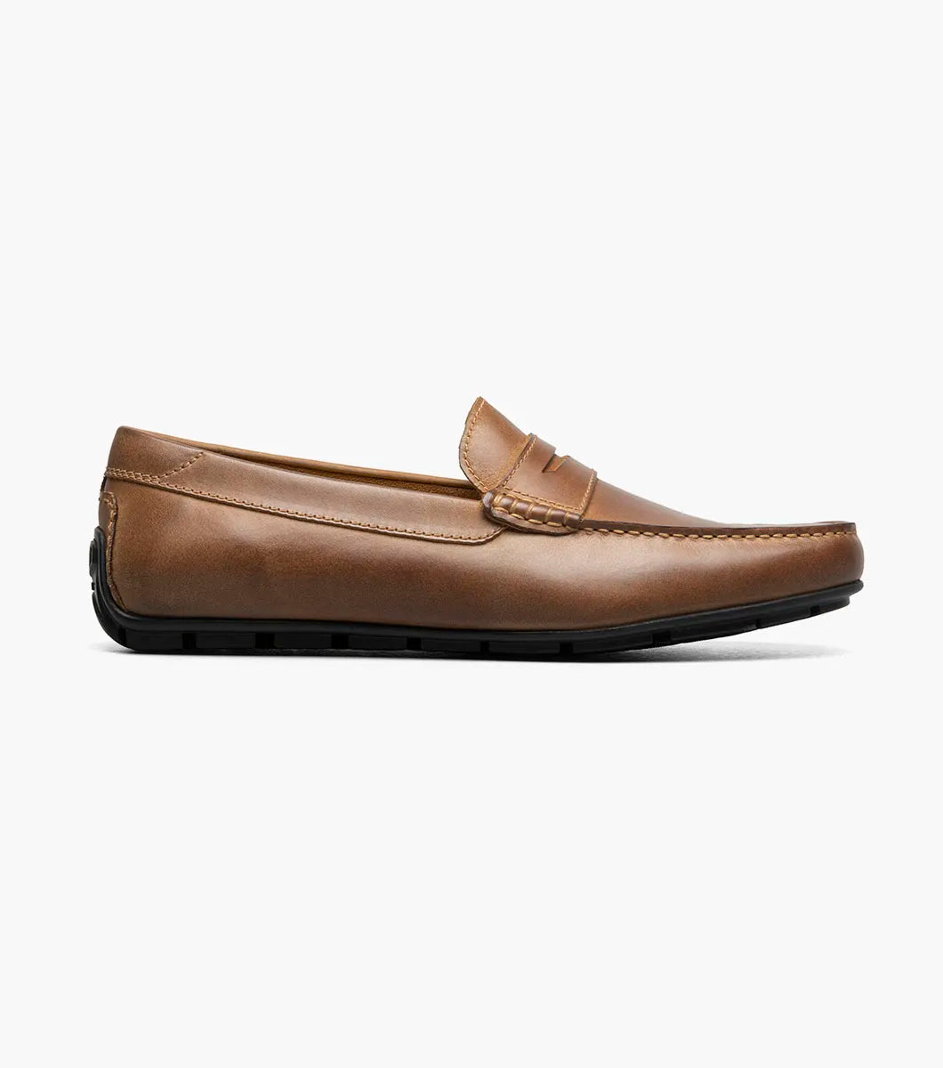Florsheim | Motor Moc Toe Penny Driver in Brown Chocolate