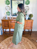 Olive Dot Shirt Dress
