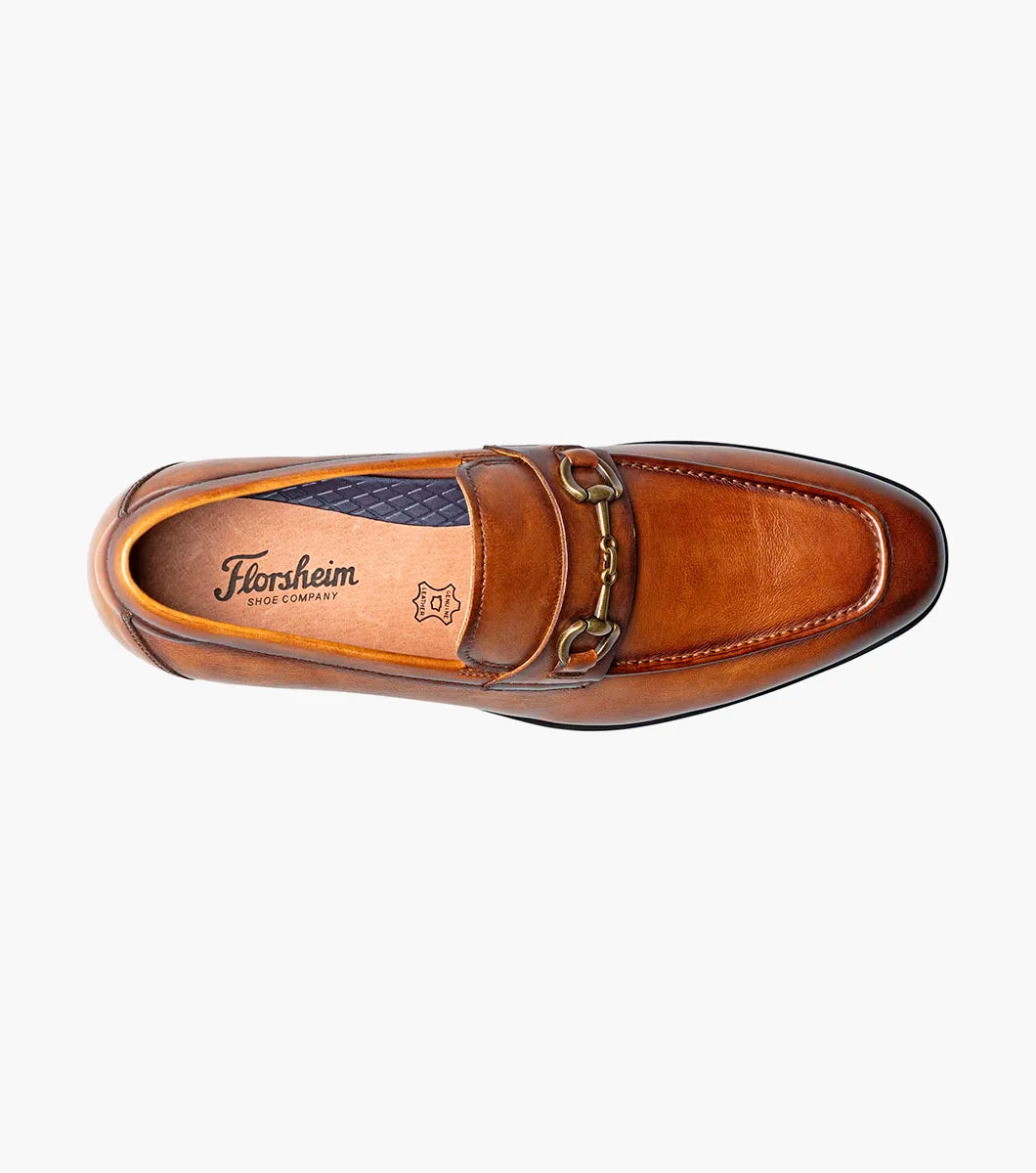 Florsheim | Zaffiro Moc Toe Bit Loafer II in Saddle Tan