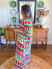 Karlie | Multi Poplin Maxi Shirt Dress
