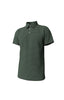 Southern Point Horizon Stripe Performance Polo in Duck Green/Sandstone