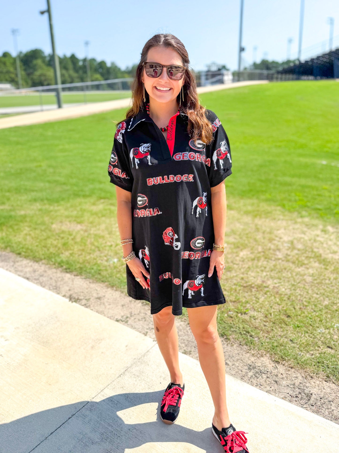 Brianna Cannon | Georgia Logo Patch Dress