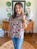 Mulberry Floral Top