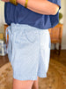 Margot Striped Shorts in Blue
