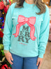 Merry Bow Long Sleeve Tee