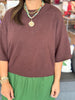 Mocha Luxe Sweater Top