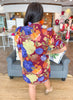 Moody Hues Floral Mini Dress
