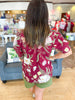 Merlot Moments Floral Top