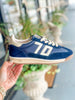Back 70 Jogger Sneakers in Navy & Gold