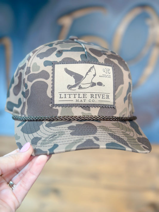 Little River Hat Co. Duck Stamp Hat 258 in Bark Duck Camo
