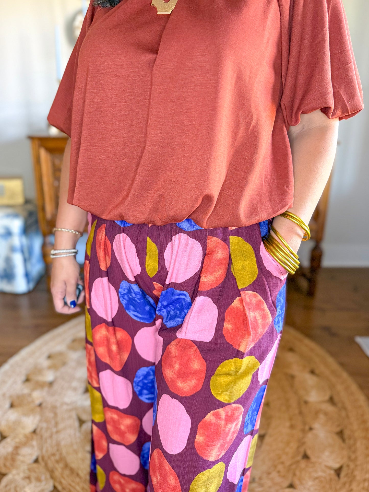Color Theory Wide Leg Pant