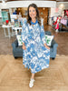 September Skies Midi Dress