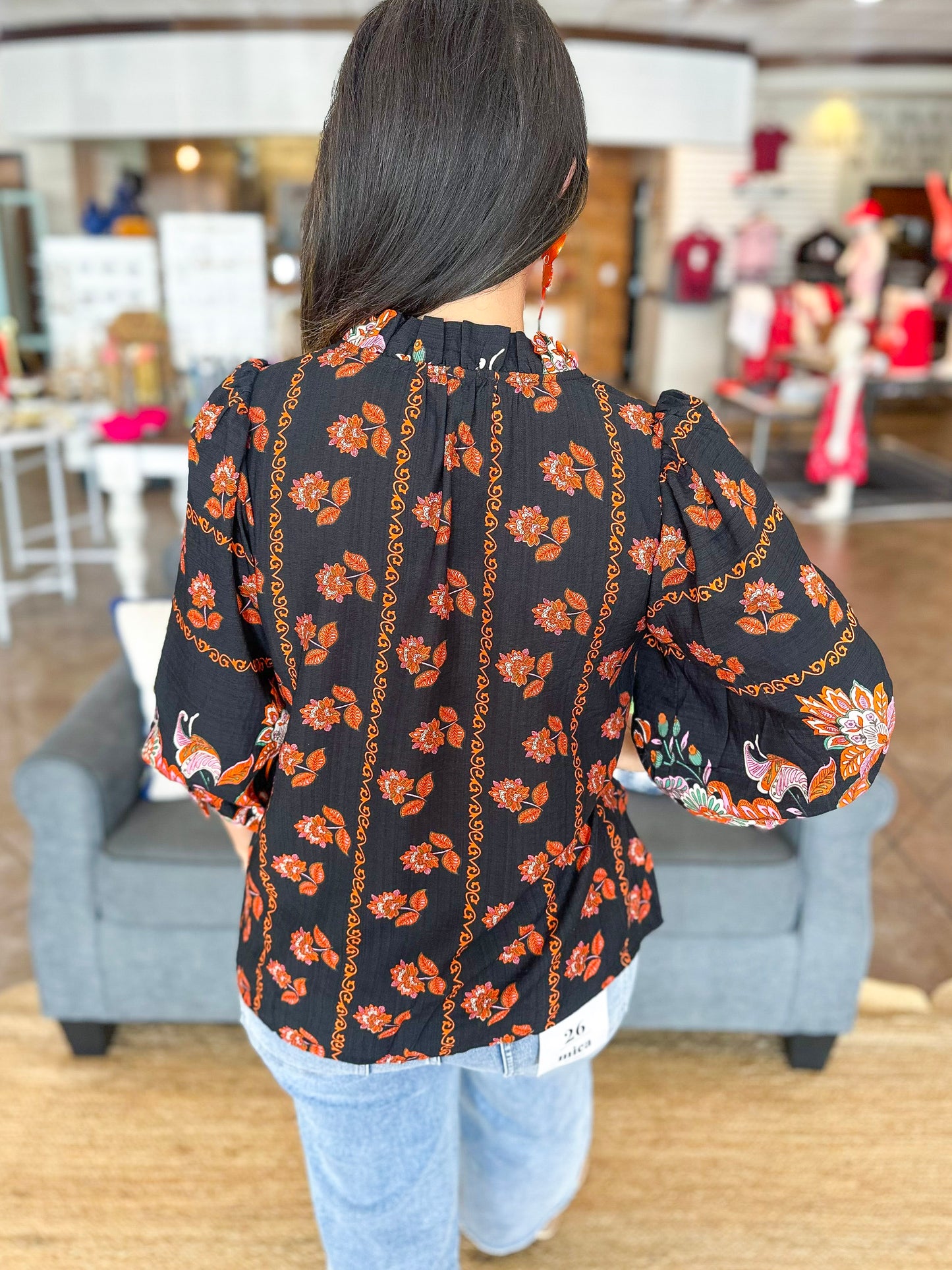 Midnight Bloom Top