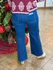 The Uptown High Waist Wide Leg Denim Pants