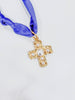 The Pearl and Gold Cross Charm
