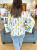 Summer to Remember Floral Top in Light Blue