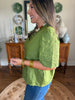The Olive Lace Top