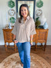 The Bramble Top in Brown