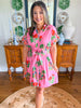 Yana Dress in Pink Isles