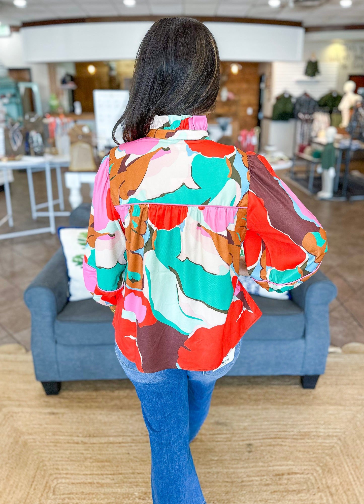Crosby Worth Blouse in O'Keefe