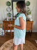 Mary Square | Kira Top in Mosaic Charm Blue