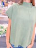 Maple Avenue Sweater Top in Sage