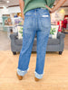 Lizzie High Rise Relaxed Cuffed Jeans