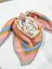 Pink Horsebit Silky Bandana