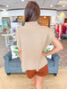 Maple Avenue Sweater Top in Taupe