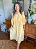 The Buttercup Bloom Boho Midi Dress