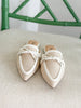 The Vada Raffia Mule in Ivory Combo