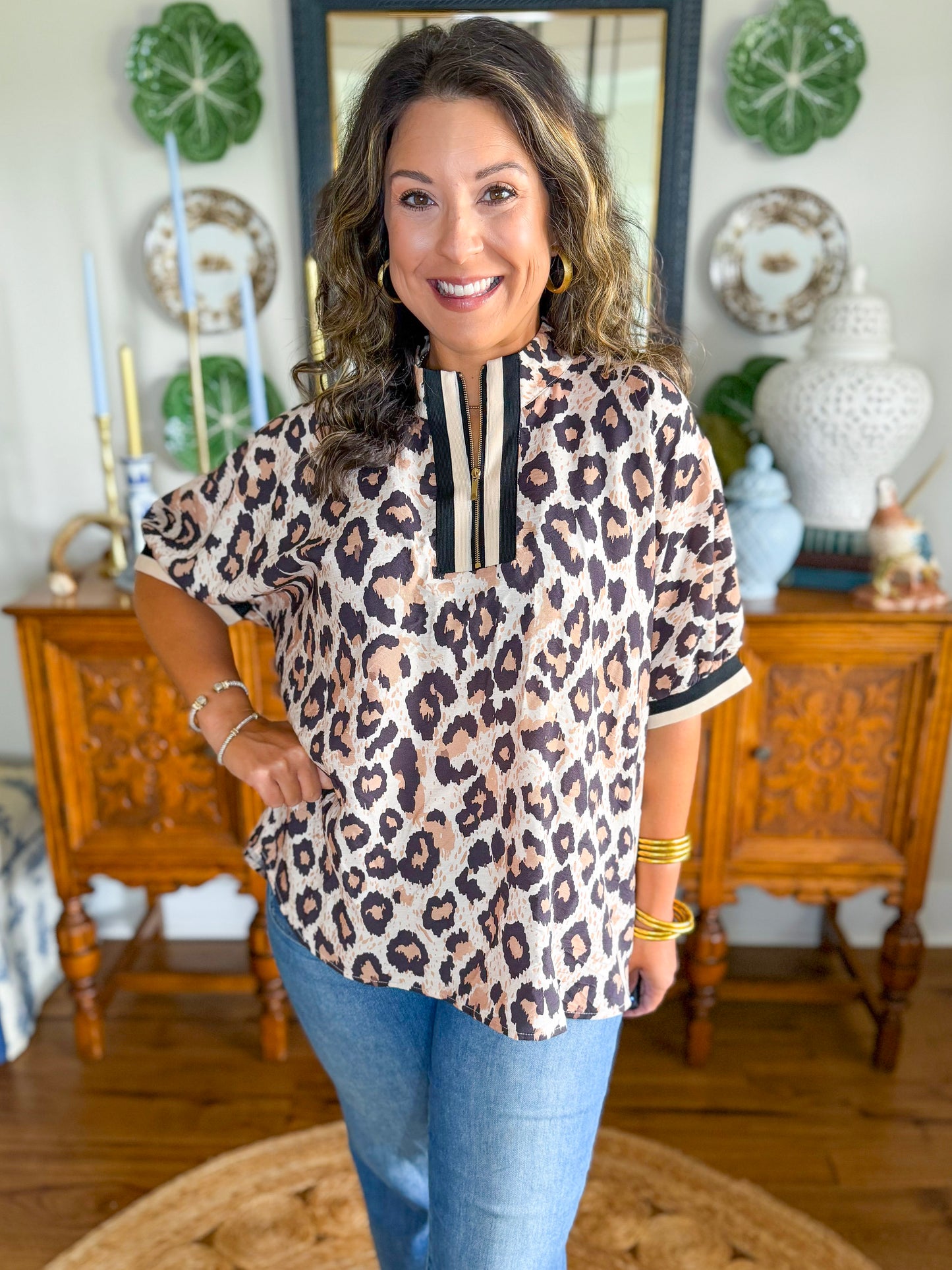 The Ashford Leopard Print Top