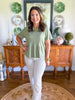 Mary Square | Kimmy Top in Olive