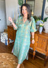 Caryn Lawn | Coco Jacquard Lime
