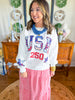 Americana Patchwork Sweatshirt